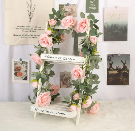 Artificial Rose Garland (4 pcs) 2