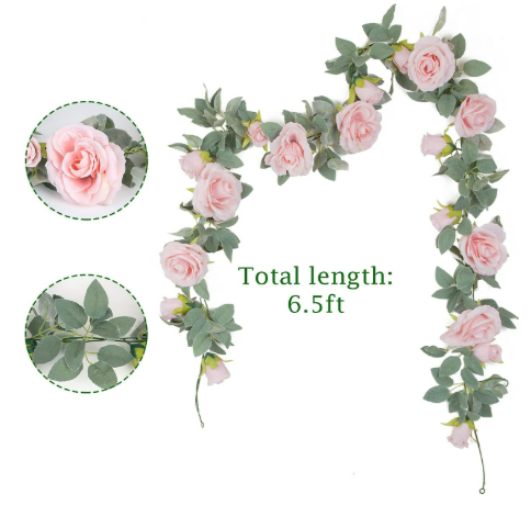 Artificial Rose Garland (4 pcs) 5