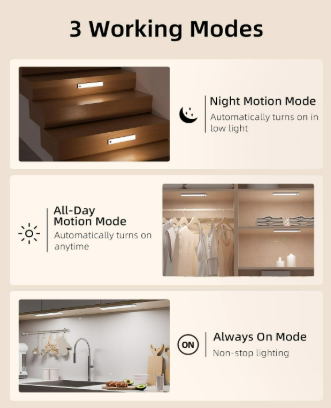 Under Cabinet Lighting with Motion Sensor (6) 6