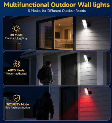 Rechargeable Security Light with Motion Sensor 5