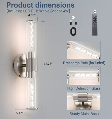 Wireless Wall Sconces 3