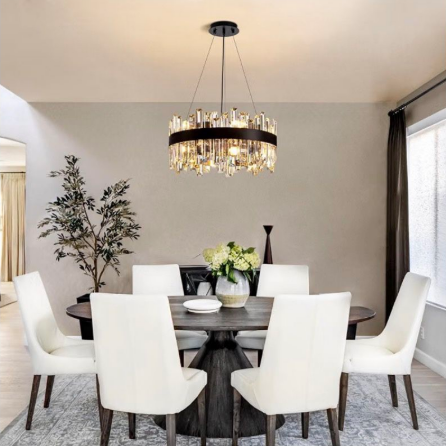 Round Crystal Chandelier