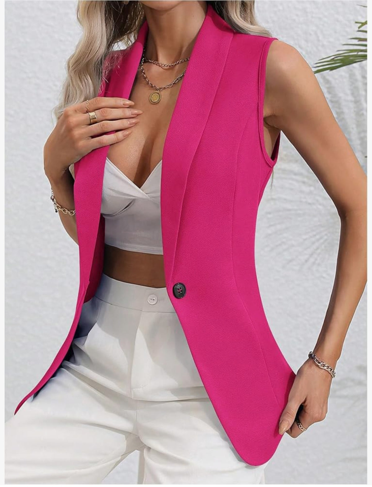 Sleeveless Blazer