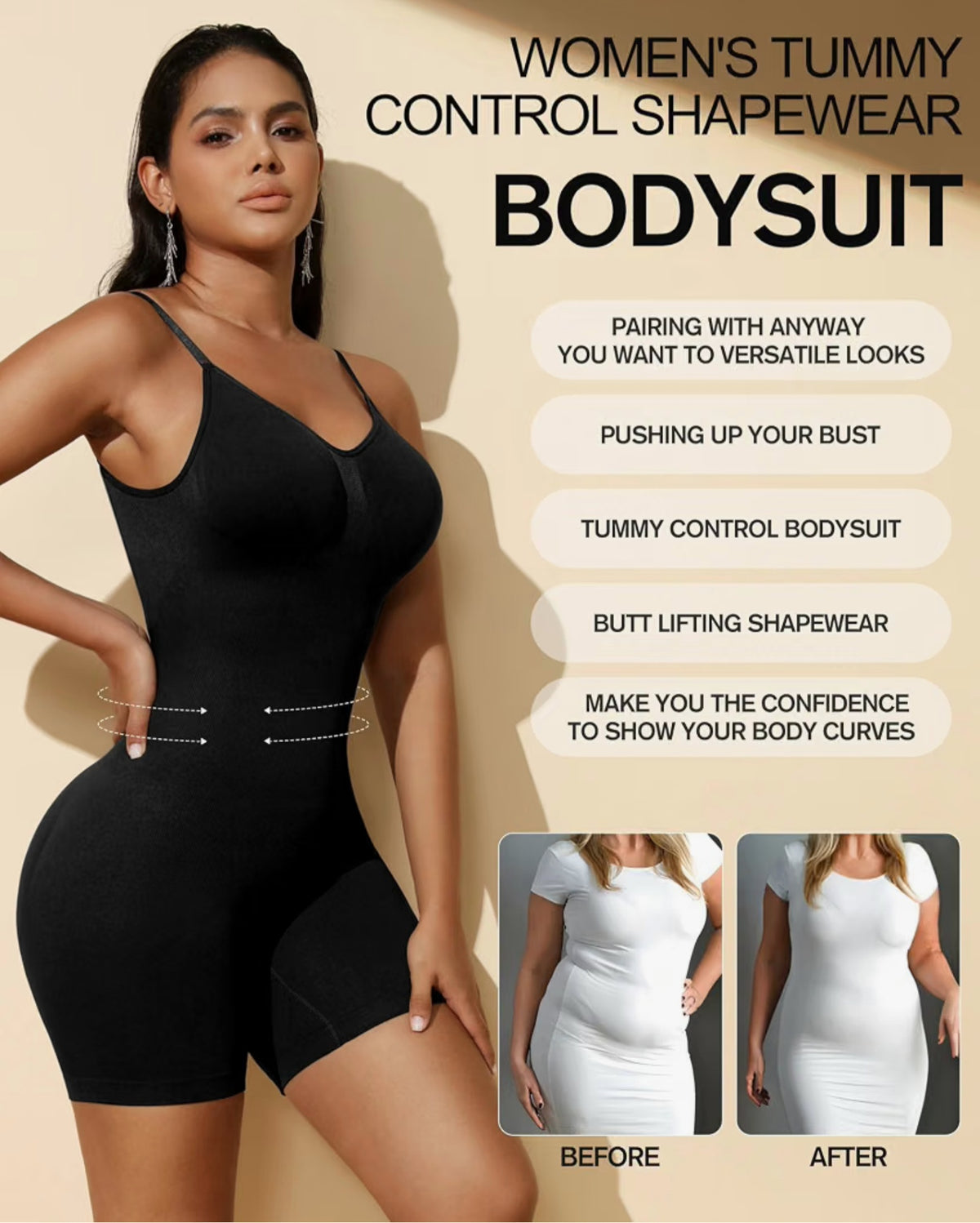 Bodysuit with Tummy Control 4