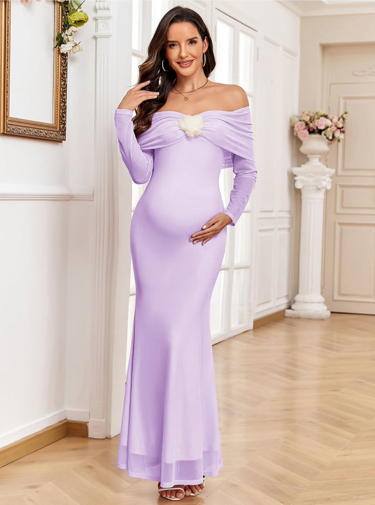 Mermaid Maternity Dress 3
