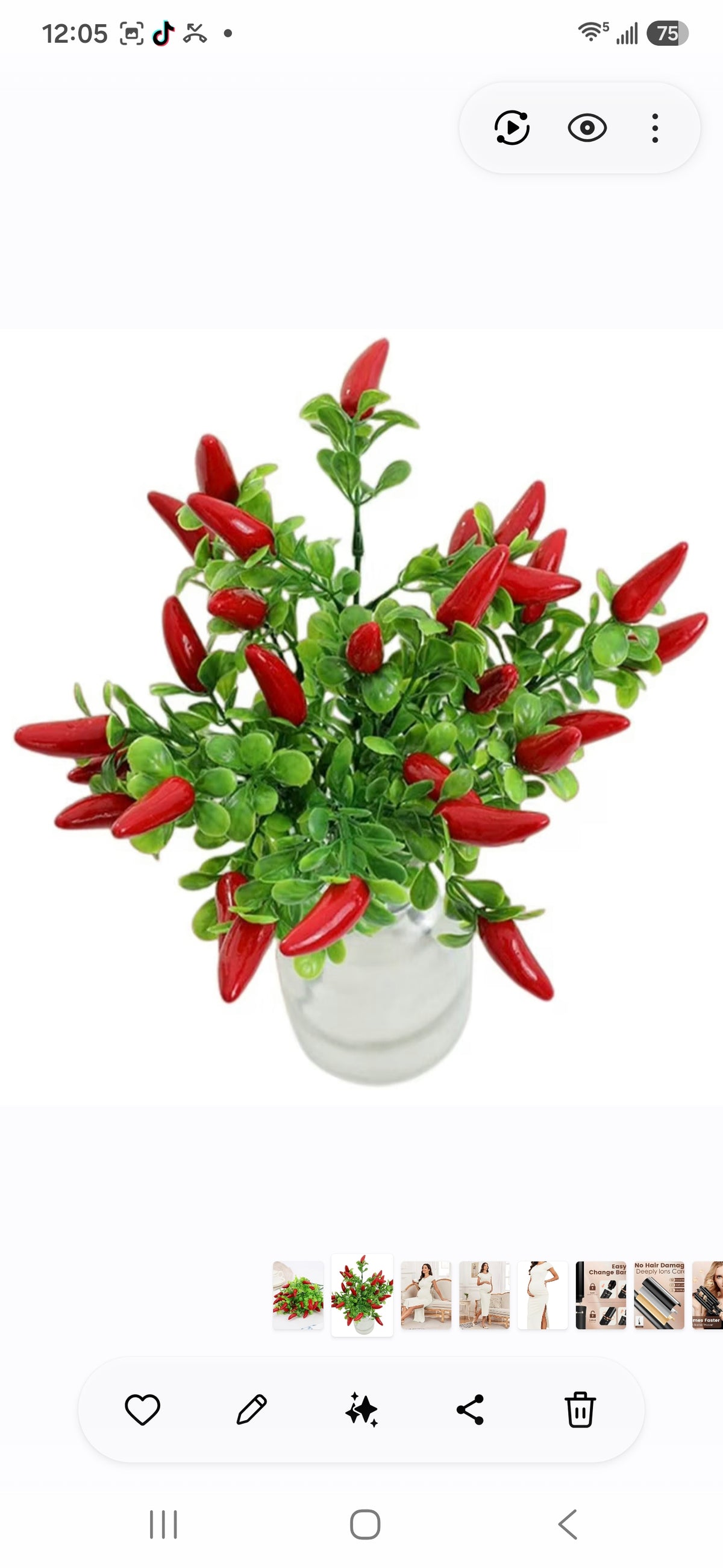 Artificial Red Pepper Bouquet 3