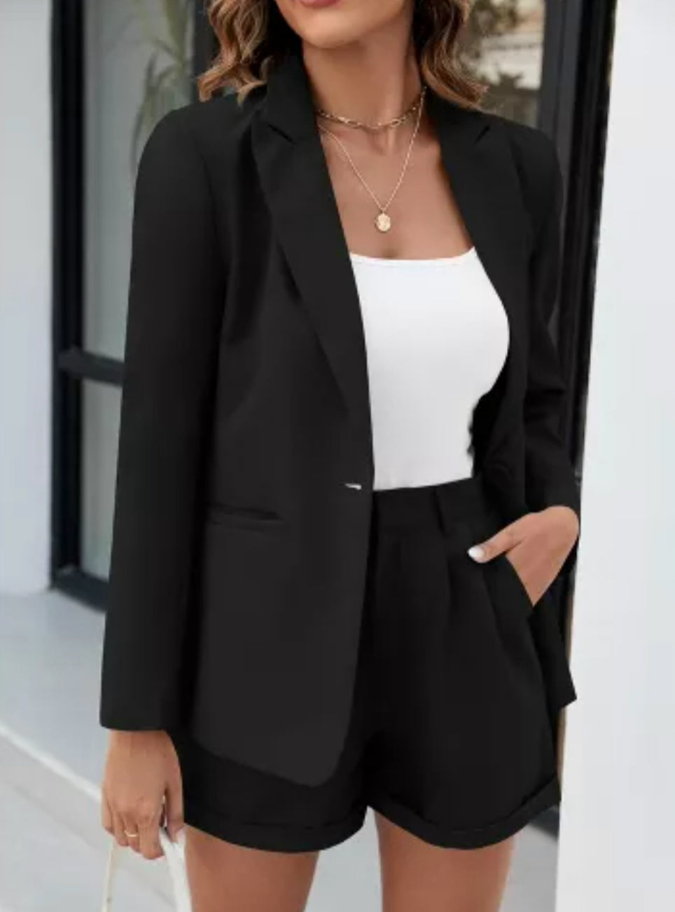 Blazer Short Set