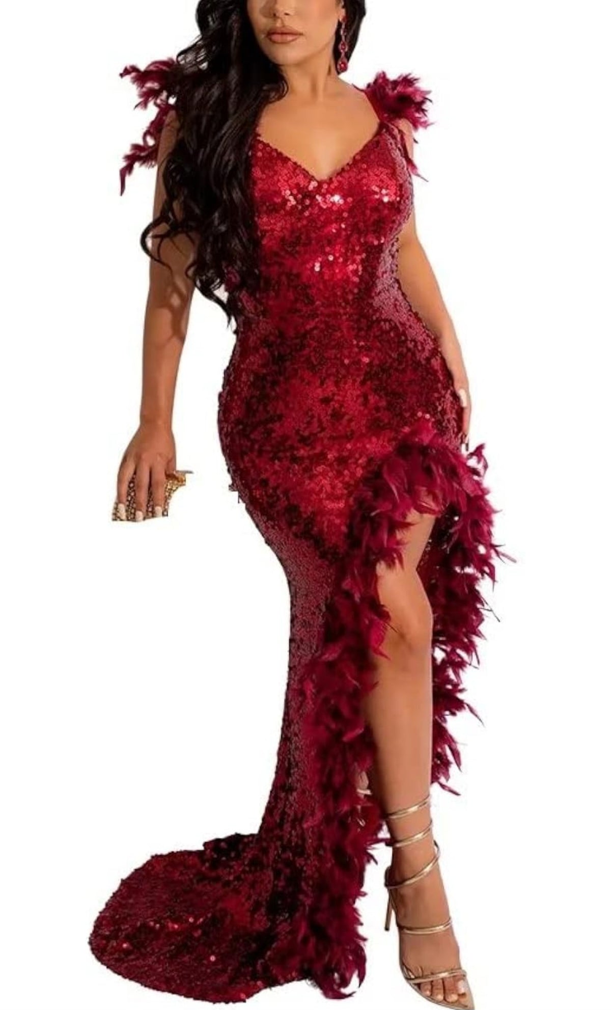Sexy Sequin Evening Dress