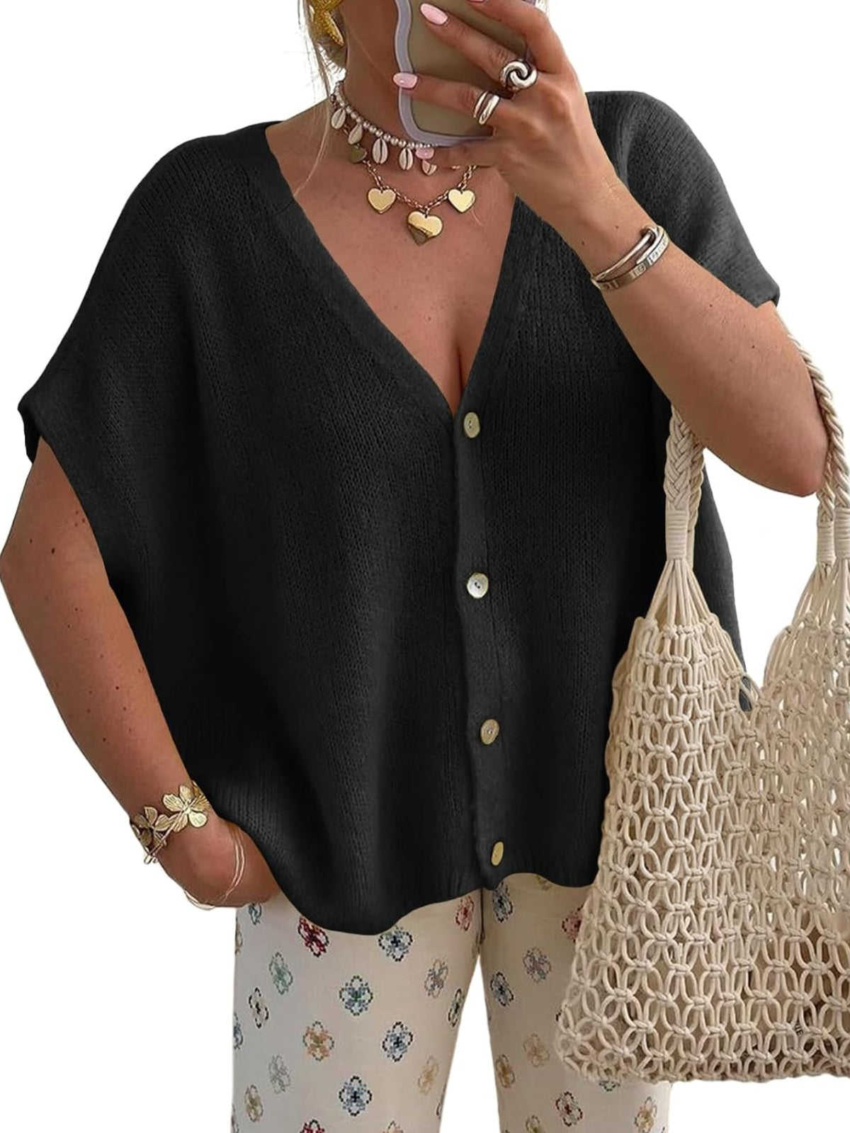 Short Sleeve Cardigan