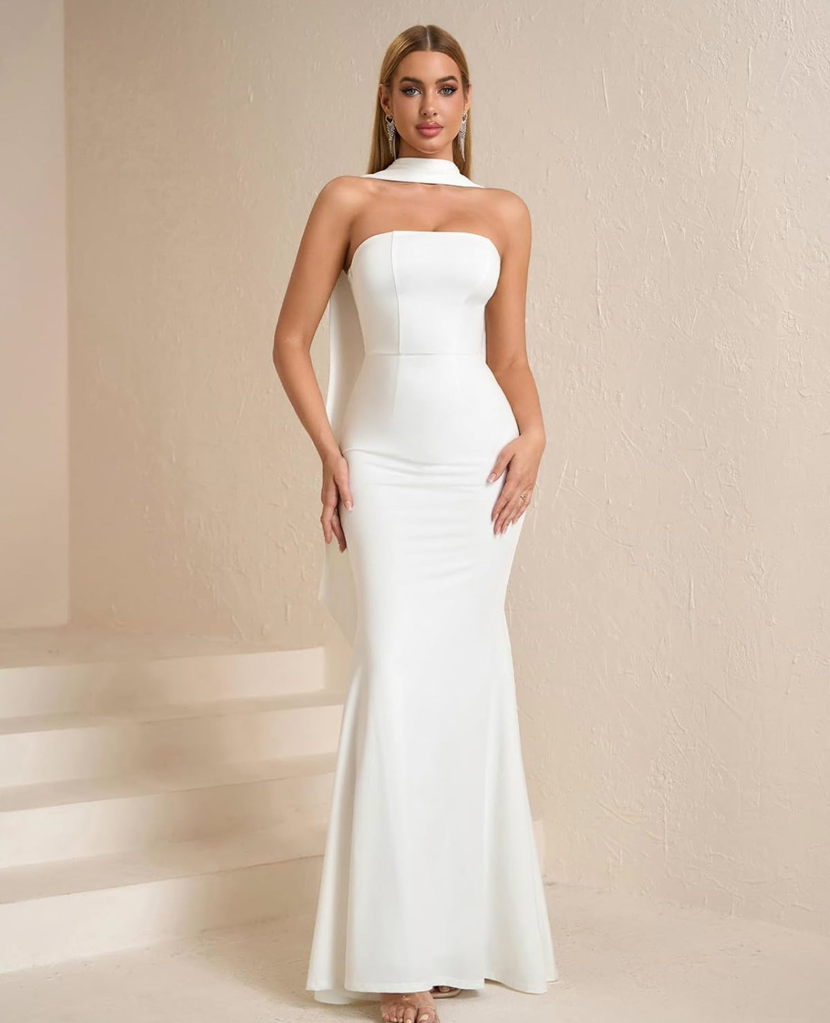 Elegant Summer Spring Bridal Shower Engagement Party Wedding Dress 3