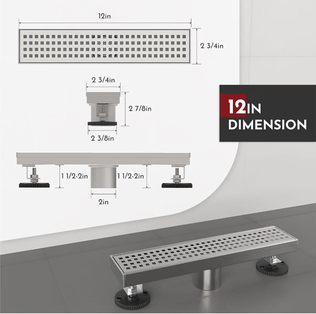 Linear Shower Drain 3