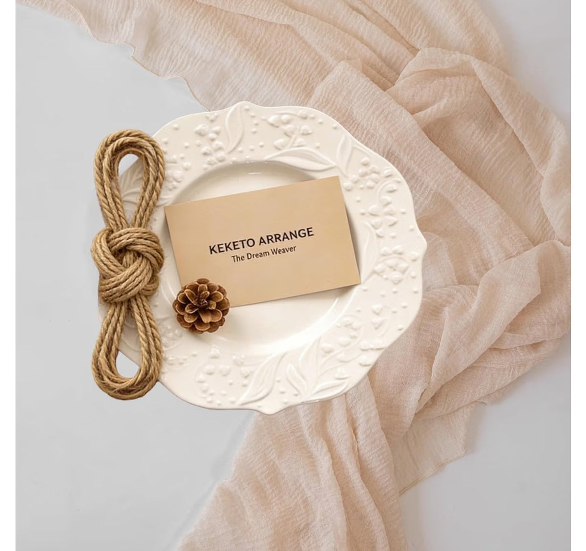 Cheesecloth Table Runner 4
