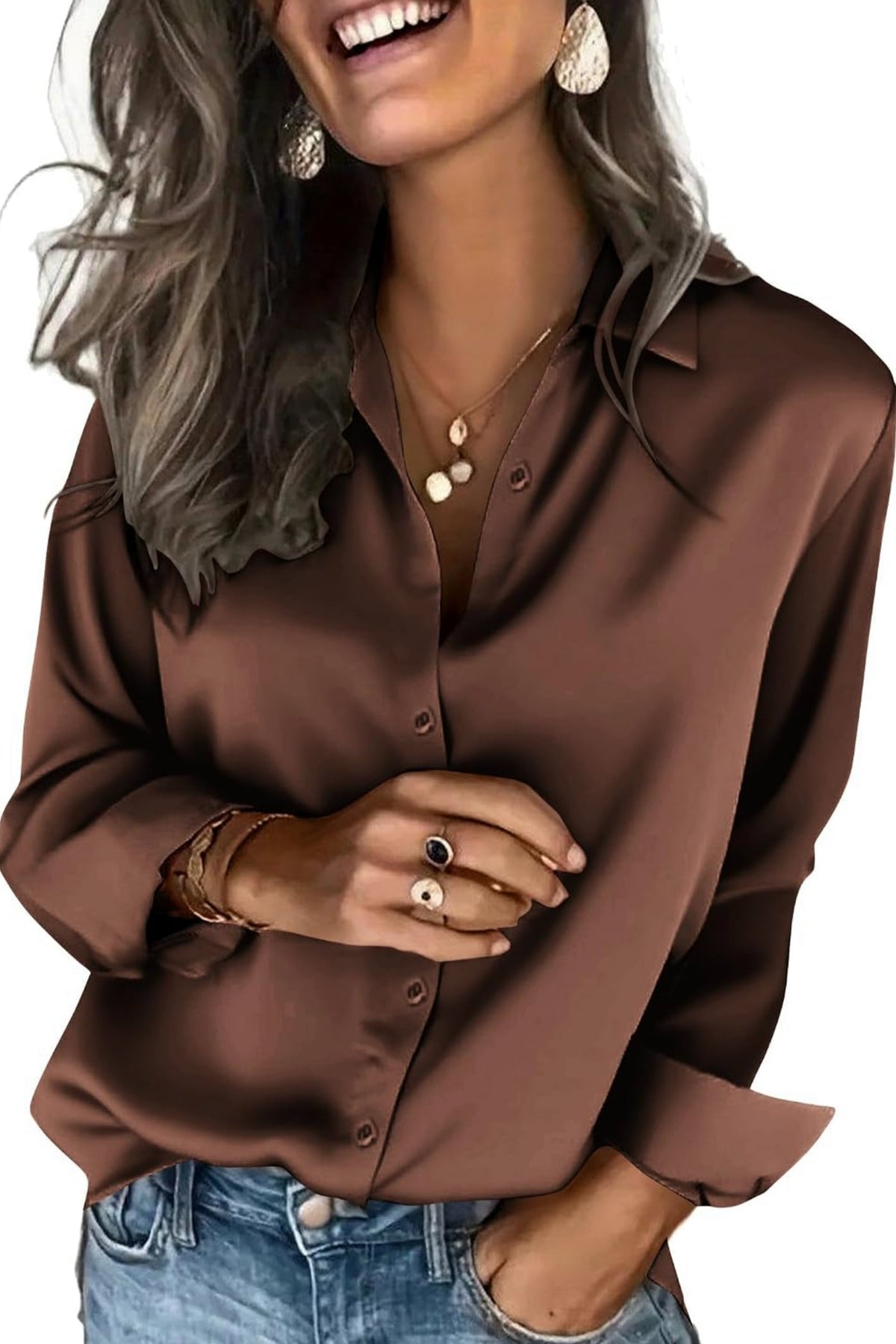 Satin Blouse 1