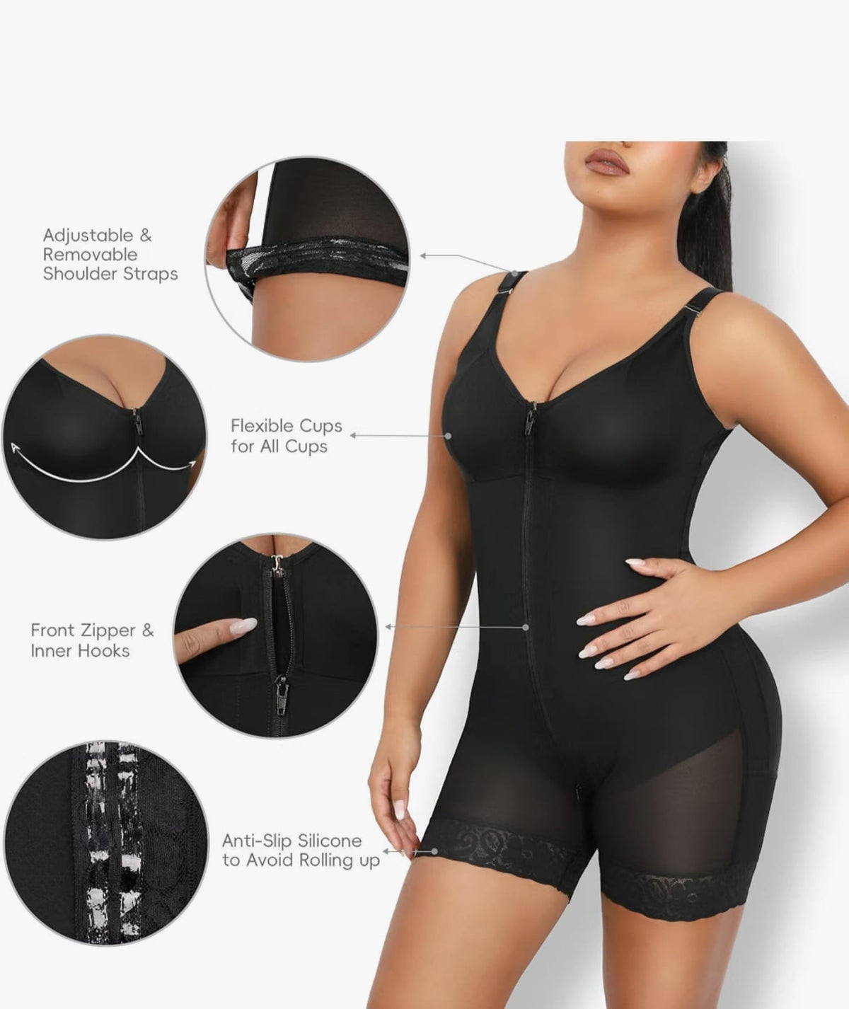 Bodysuit with Butt Lifter