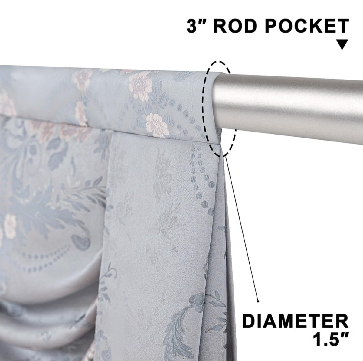 European Waterfall Valance Curtains 4
