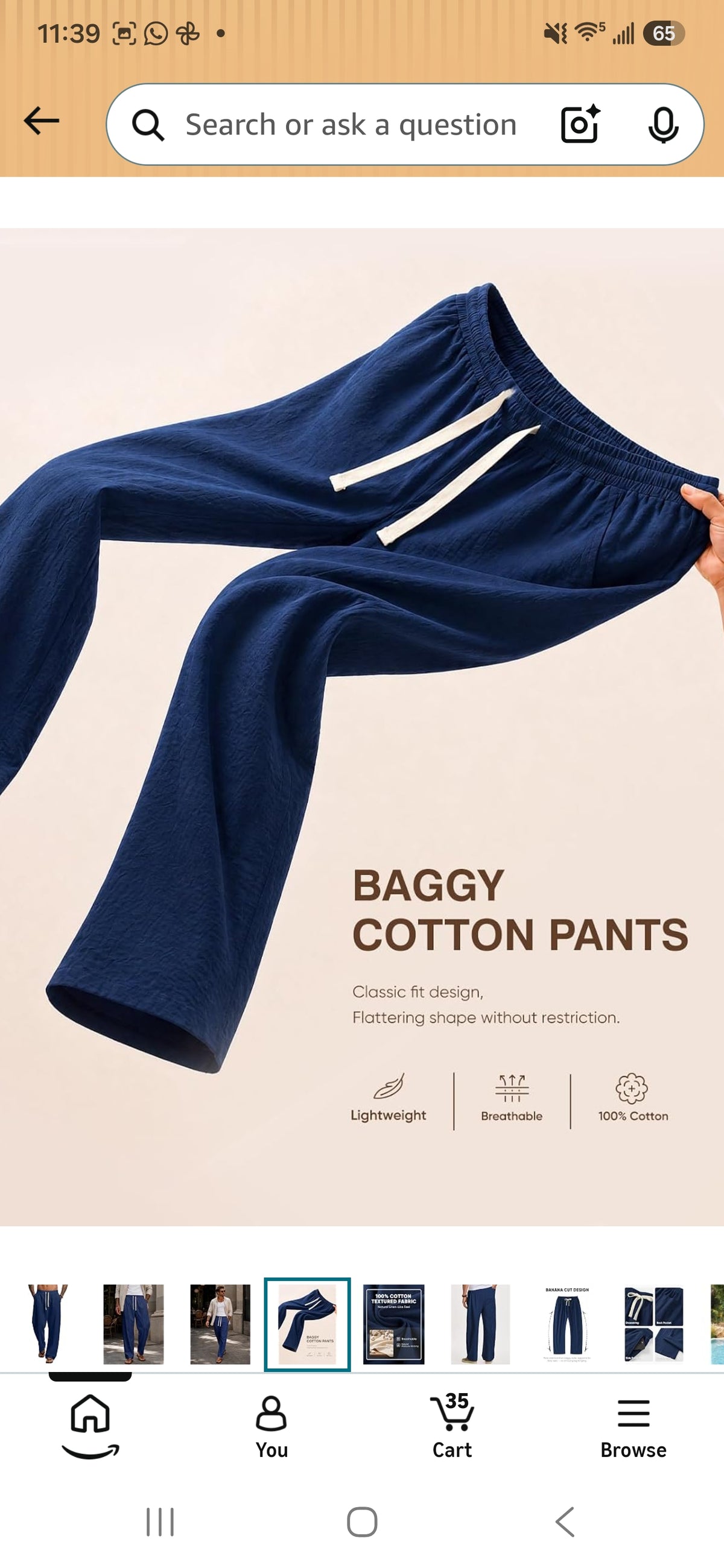 Baggy Casual Pants 4