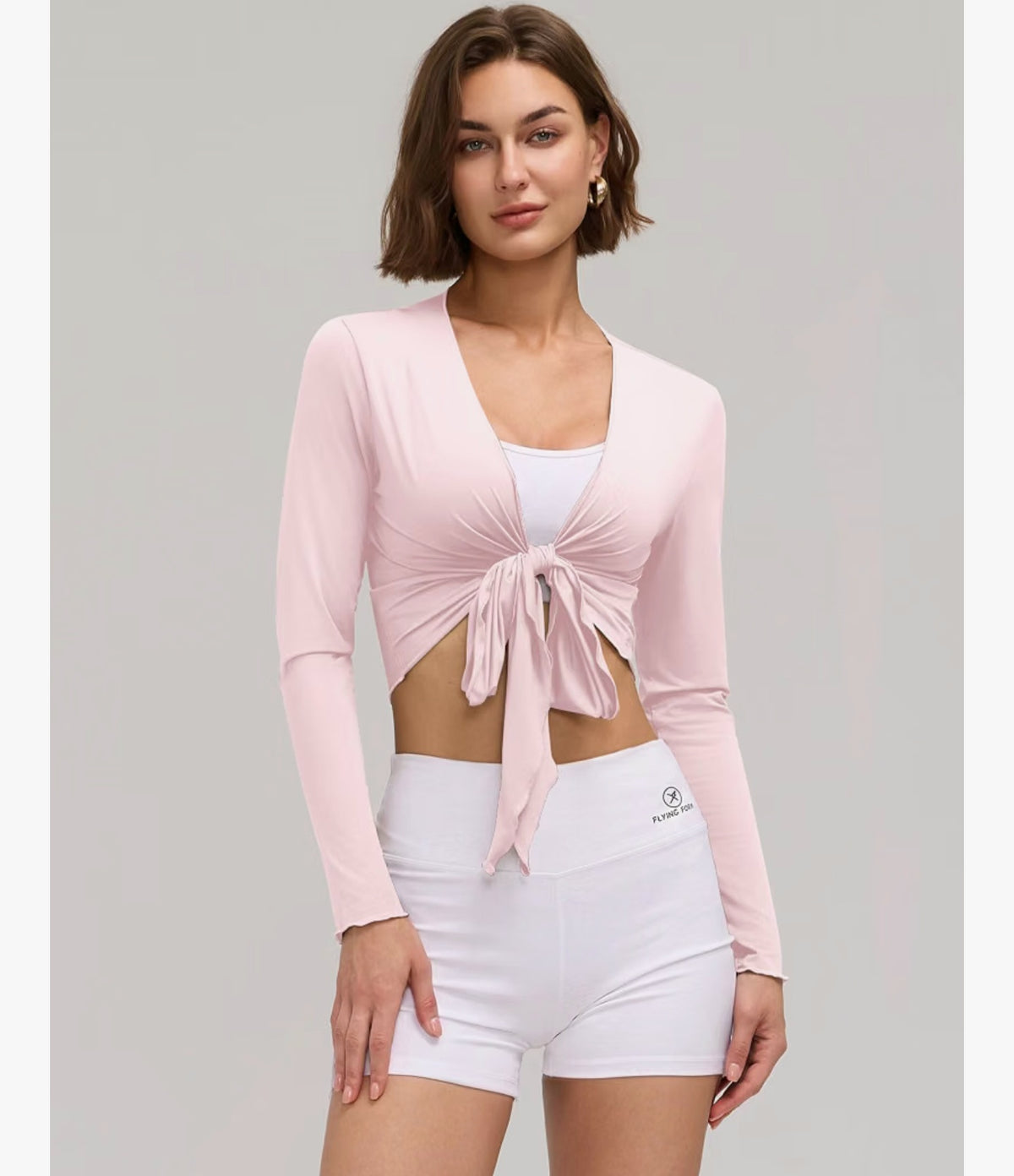 Front Tie Crop Top