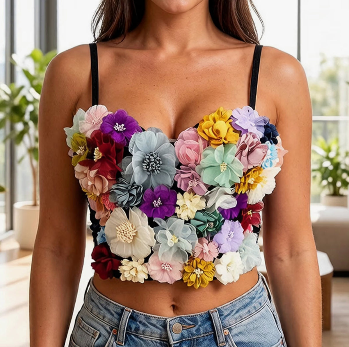 Floral Crop Top