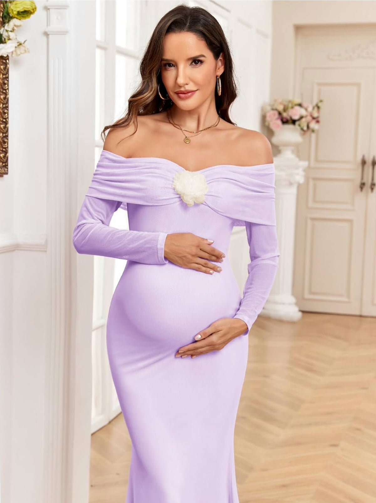 Mermaid Maternity Dress 4