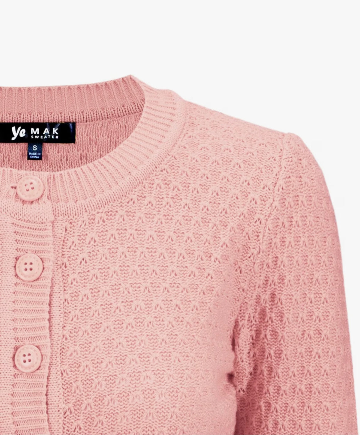 Classic Cropped Fit Cardigan Sweater 3