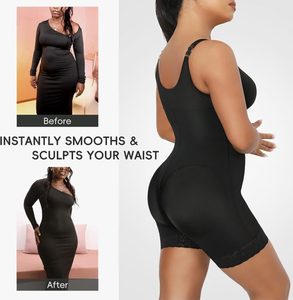 Bodysuit with Butt Lifter 3