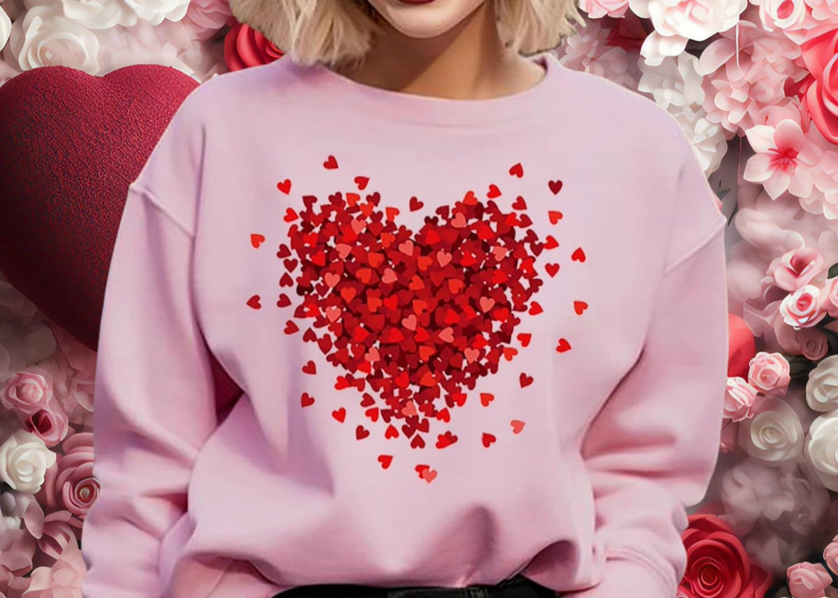 Casual Heart Pullover Top 3