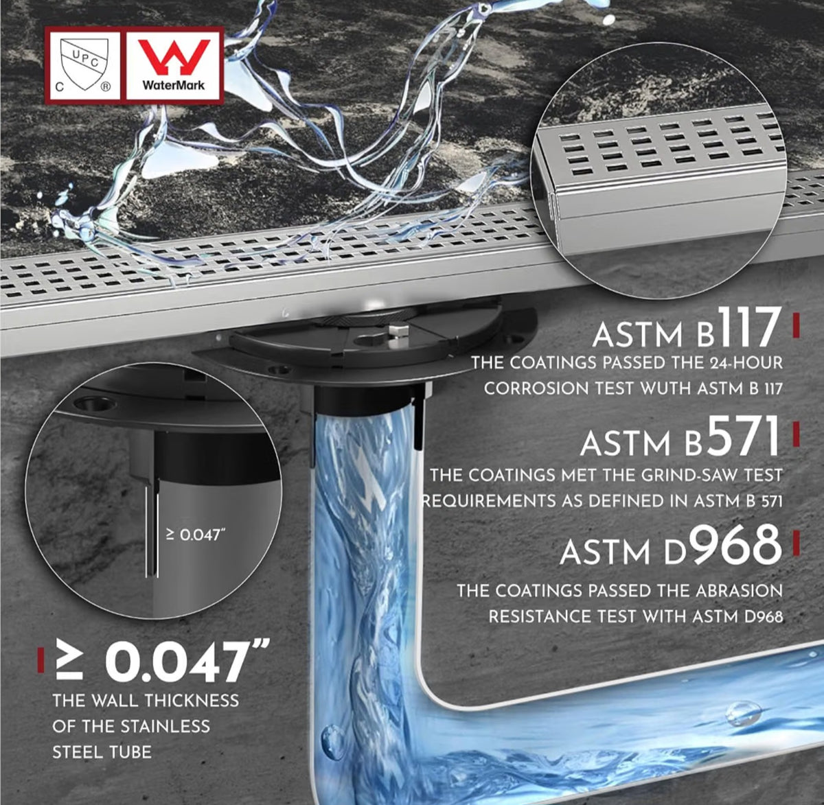 Linear Shower Drain 6