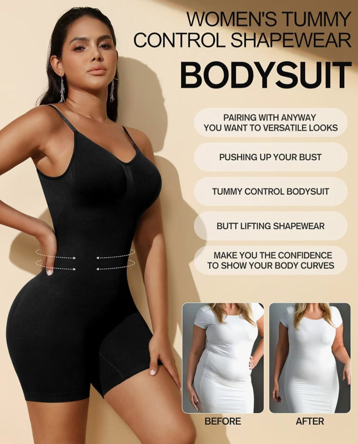 Bodysuit with Tummy Control 3
