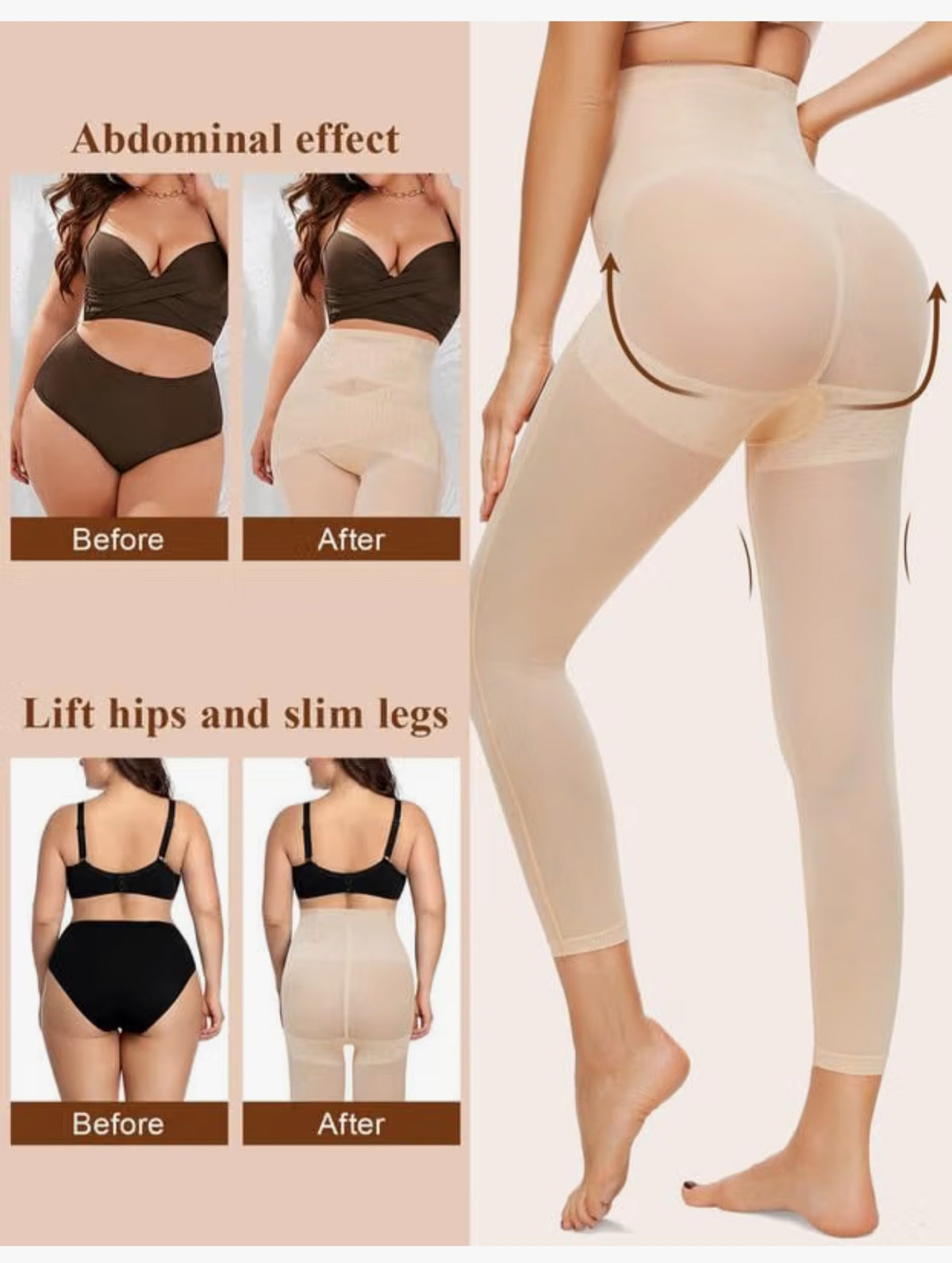 Thigh Slimmer with Tummy Control 4